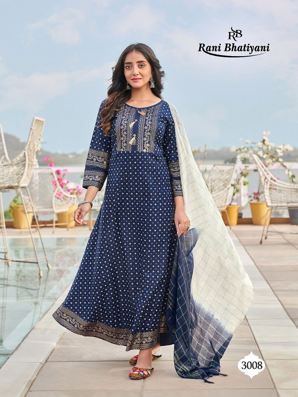 Rani Bhatiyani Ankita 3 New Exclusive Wear Rayon Printed Kurti With Dupatta Collection